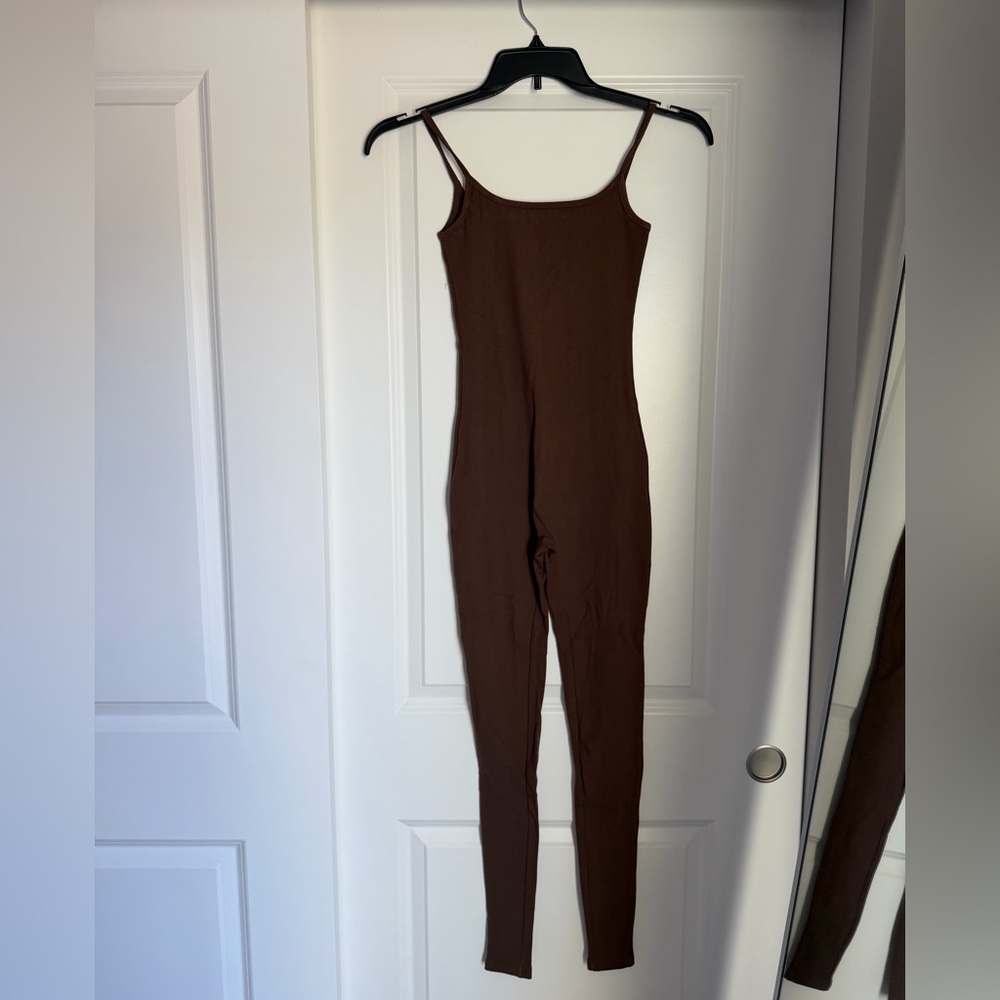 Elegant Chocolate Brown Women's Jumpsuit